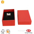 Aangepaste ring sieraden papieren verpakking geschenkdoos